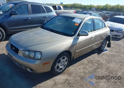 2003 Hyundai Elantra Gls/Gt from USA, damaged, VIN KMHDN45D93U495703